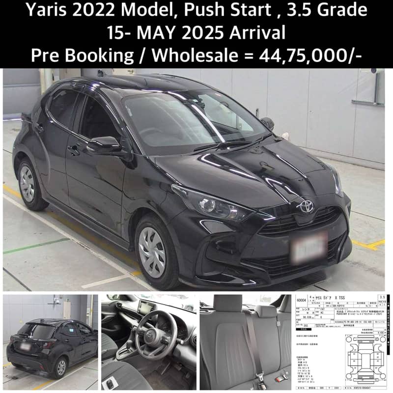 Toyota Yaris 2022 3.5 Grade MAY 2025 swift 2023 2024 2021 2020 2
