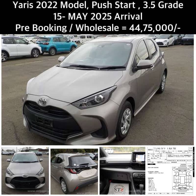 Toyota Yaris 2022 3.5 Grade MAY 2025 swift 2023 2024 2021 2020 4