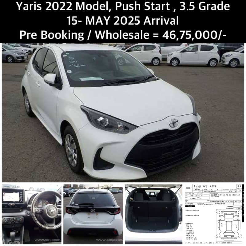 Toyota Yaris 2022 3.5 Grade MAY 2025 swift 2023 2024 2021 2020 8