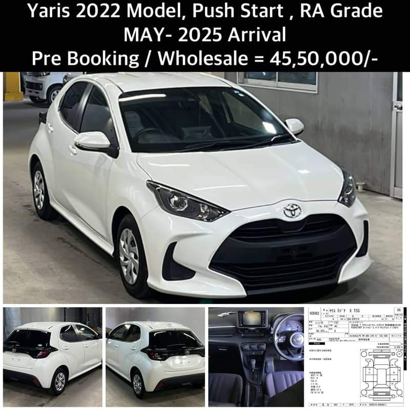Toyota Yaris 2022 3.5 Grade MAY 2025 swift 2023 2024 2021 2020 12