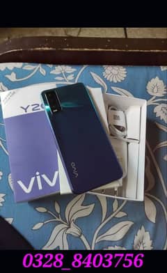 Vivo Y20s 256gb+ 8Gb in good condition Box with Charger
