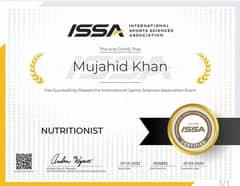 ISSA certified personal fitness instructor,fitness trainer and nut