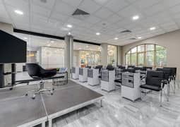 Contemporary Office Building For Rent Encompassing 6 Stories With High-Speed Elevators Cafeteria And 300000 Sqft Of Carpeted Space Suitable For Corporations In Search Of A Modern Looking Office Located Near Shahrah-e-Faisal And Shaheed-E-Millat