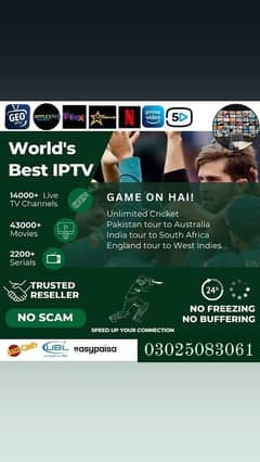 UK based iPTV 4k no lag no buffering 03025083061