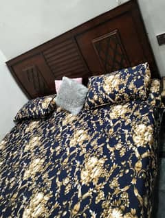 king size bed with matrus