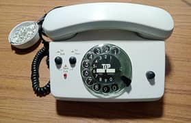 Antique rotary classic vintage telephone set