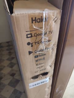 haier 50 inch Smart 4k Led new totally