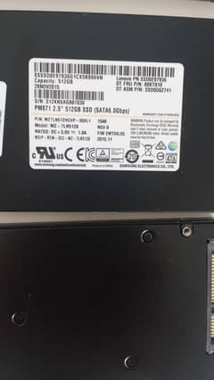 samsung 512gb ssd . . . . . 2.5