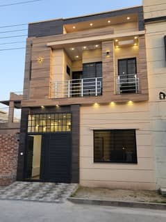 3 Marla brand new modern style house for sale in Palm Villas opposite to sozo water park main canal road Lahore