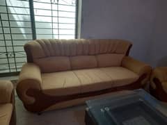 wooden sofa set