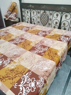 King size bed with mattress