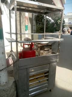 French fries stainless steel counter