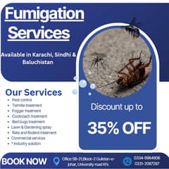 Pest control , fumigation, rats cockroach termite bed bugs