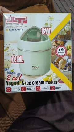 Ice Cream and Yogurt Maker