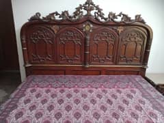 wood bed