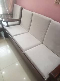 Pure wood sofa set (urgent sell)