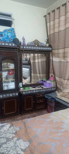 Bed with Side Almari