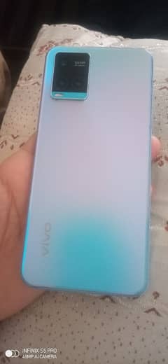 vivo y33s 8+4/128 with box lush condition