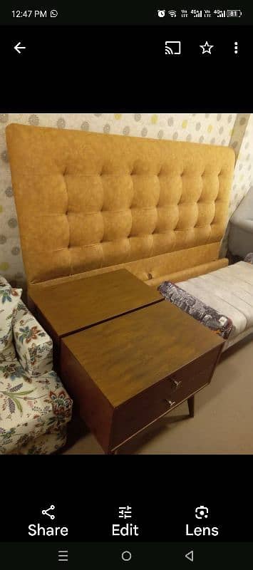 Up hosted beds with 2 side tables 0