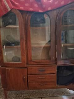 crockery cupboard wood for sale