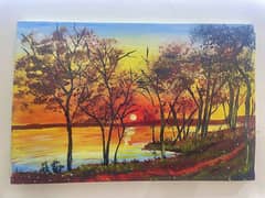 Hand made painting beautiful