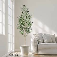 110-200CM Artificial Olive Plant tree High Branch Faux plant Plastic
