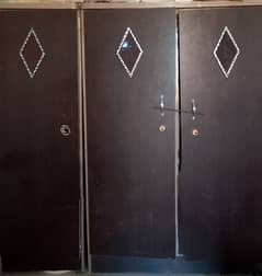 wooden wardrobe