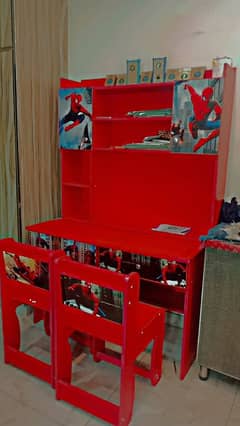 KIDS STUDY TABLE WITH TWO CHAIRS