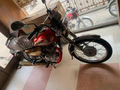 Honda cg 125 golden red self start