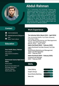 Video Editing, Graphic design, social media handling and YouTube SEO