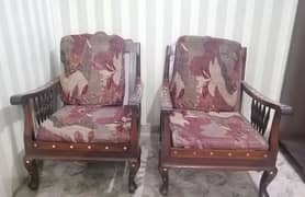 wooden sofa set. .