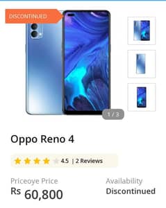 oppo reno 4  8-128