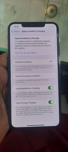 xs max 256 gb pta aproved BH 76 water pack