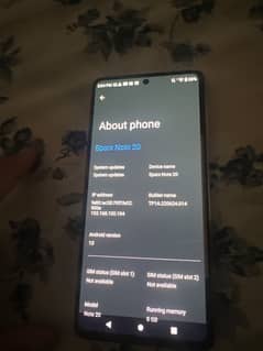 Sparkx Note 20 Box charger Good in condition