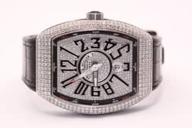 Iced out franck muller vanguard V45