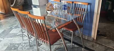 Dinning table with 6 chairs