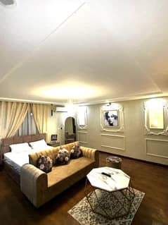 daily basis short day & weekly basis one bad fully furnished luxury apertment available for rent gulberg greens islamabad