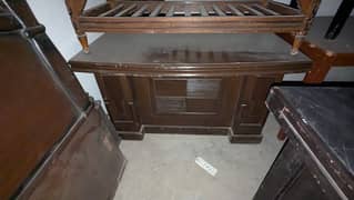 1Bed set he 3 office tables he with glass and 2study teblis