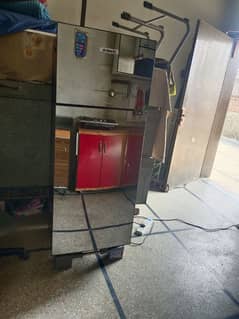 Waves glass door Fridge