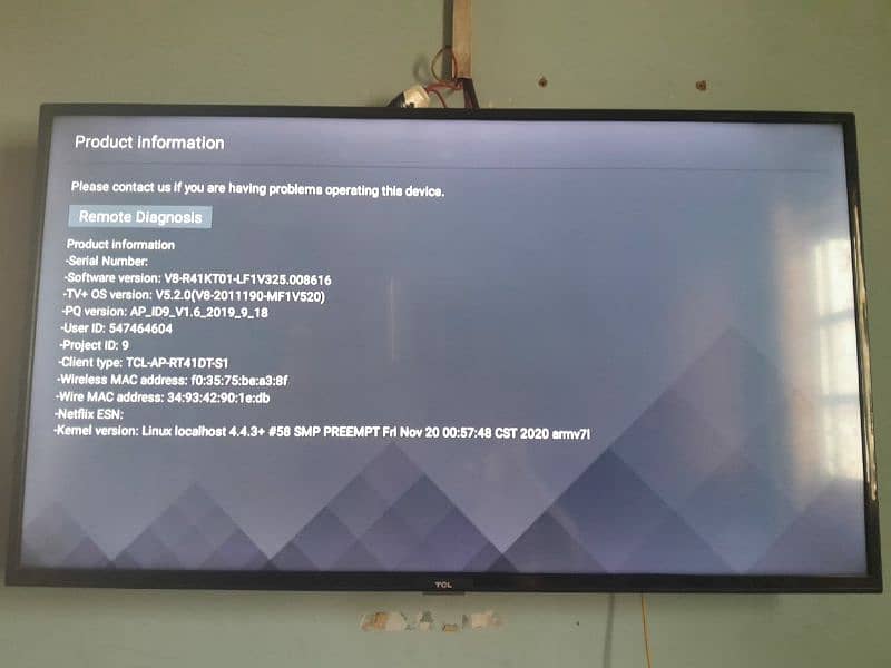 TCL SMART ANDROID LED 43'' Model S6500 2