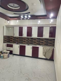 BRAND NEW FLATE 2BAD LOUNCH GROUND FLOOR NEAR TO RASHID MINHAS ROAD AVAILABLE FOR RENT