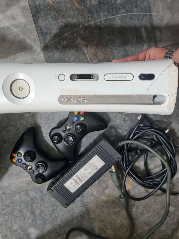 xbox 360 with 2 controller in lahore 8