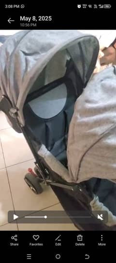 Baby twin pram
