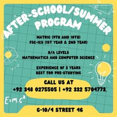 Tuition Available for students