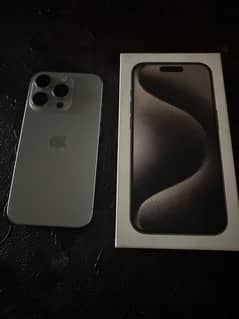 Iphone 15 Pro | Natural Titanium | 256 GB Complete Box
