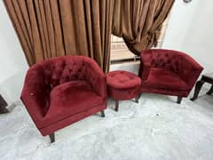 bedroom chairs not stool only 2 chairs