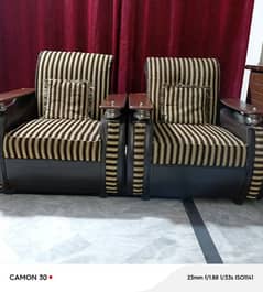 wooden sofa set
