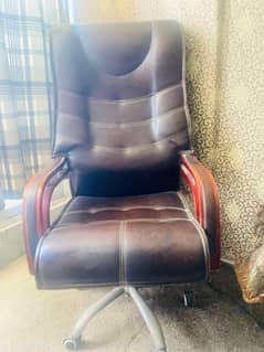 Computer and office chair