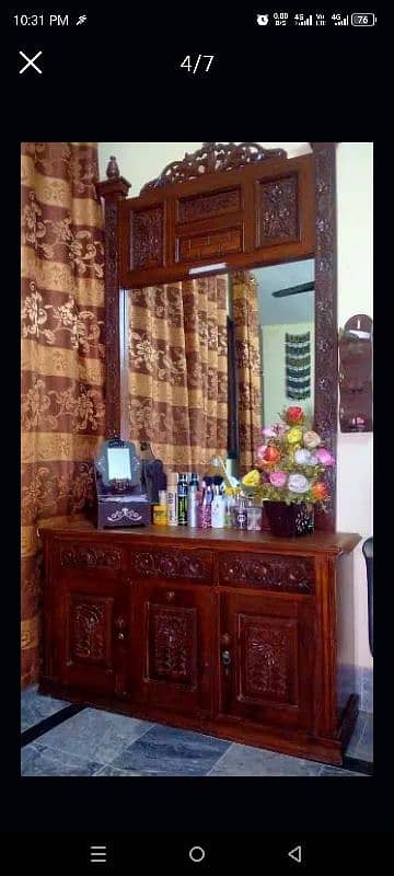 bed, dressing table and sofa set with centre table. 2