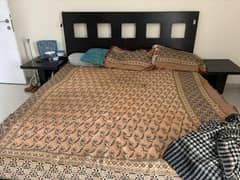 Bed set with dresser